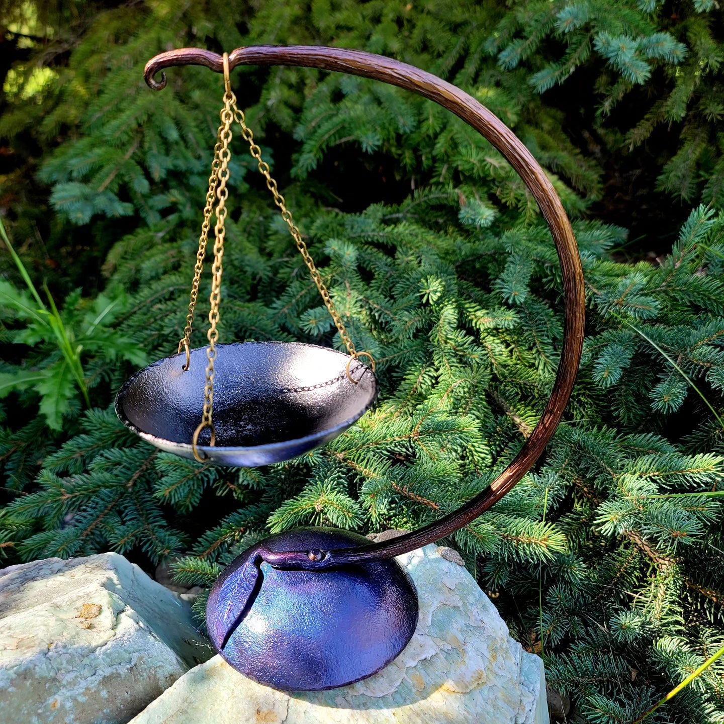 Suspended Forged Altar Bowl