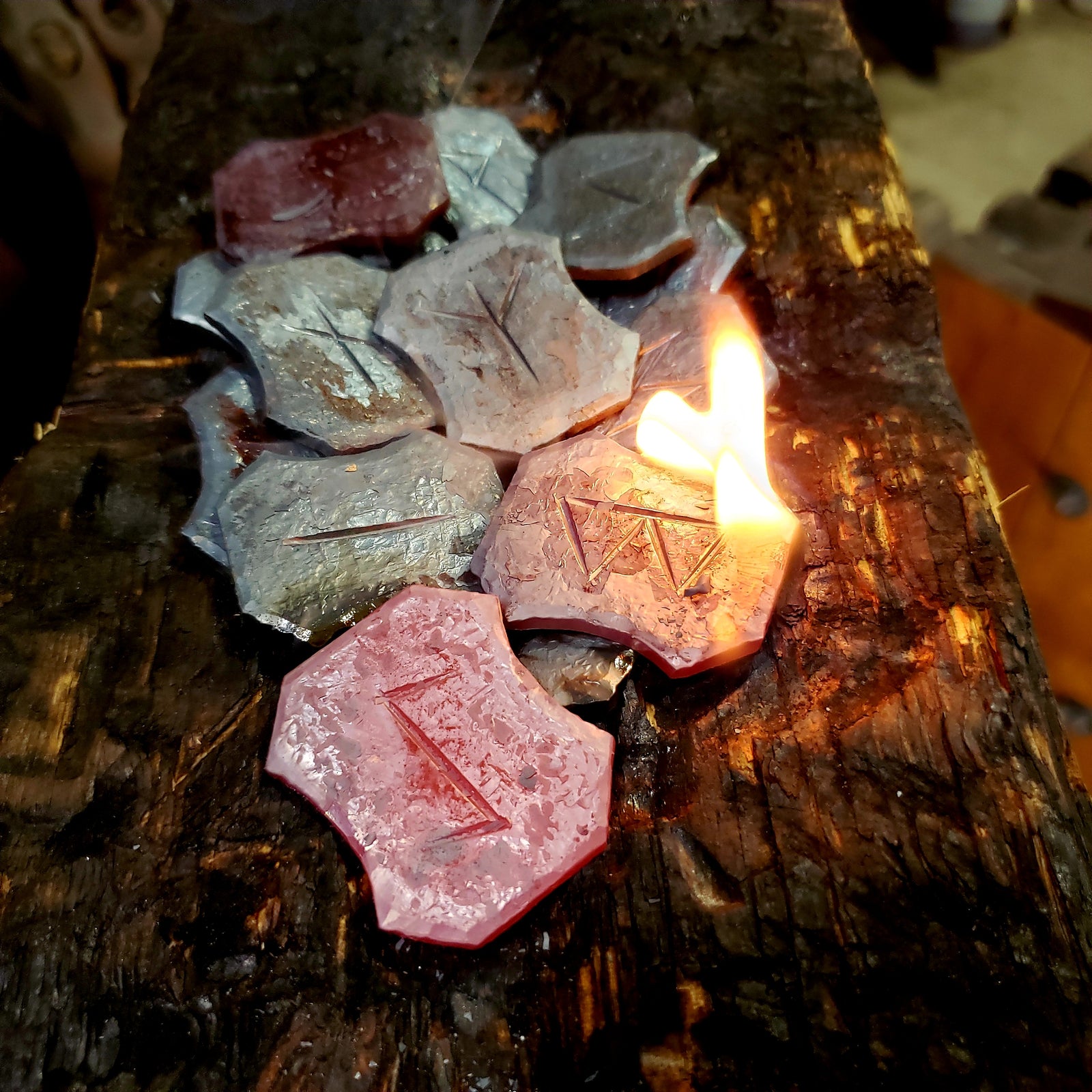 Custom order for Tese - Hand Forged Rune Set- (Elder Futhark)*