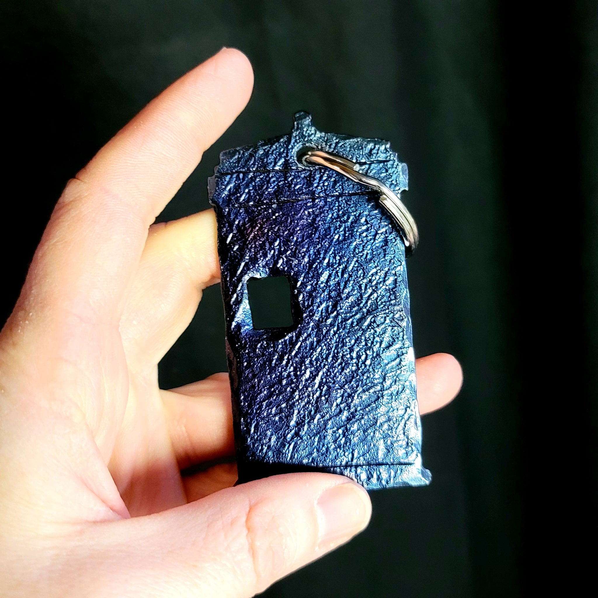 Police Box Key Chain - Daelen Forge