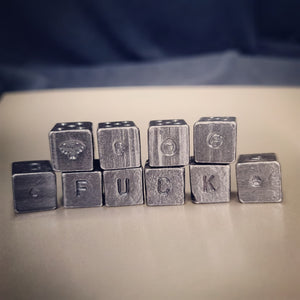 D6 Hand Forged Collectible Gamer Dice