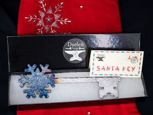 Santa Keys - Hand Forged Keys for Christmas
