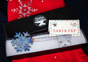 Santa Keys - Hand Forged Keys for Christmas