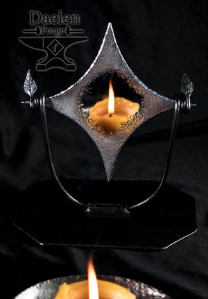 Fallen Star Scrying Mirror - Quenched in Quartz Moon Waters