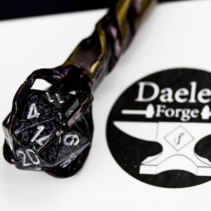 D20 Dragon's Claw Pendant (Black)