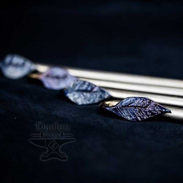 Leaf and Twist Hair Pins
