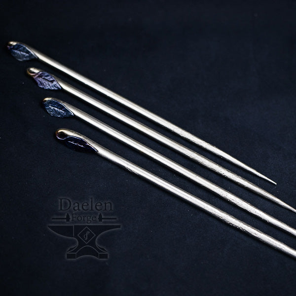 Leaf and Twist Hair Pins