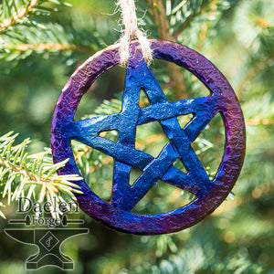 Pentacle Solstice (Christmas) Ornament