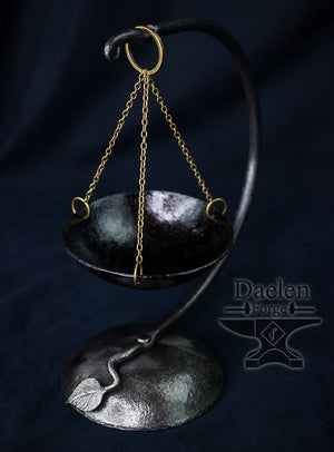 Suspended Forged Altar Bowl